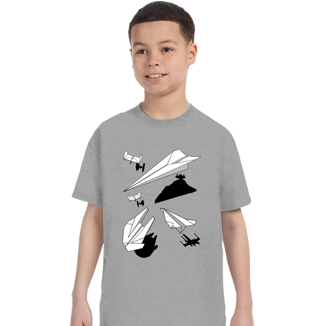 Daily_Deal_Shirts T-Shirts, Youth / XS / Sports Grey Paper Wars