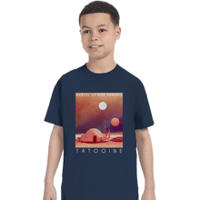 Load image into Gallery viewer, Shirts T-Shirts, Youth / XL / Navy Visit Tatooine
