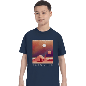 Shirts T-Shirts, Youth / XL / Navy Visit Tatooine
