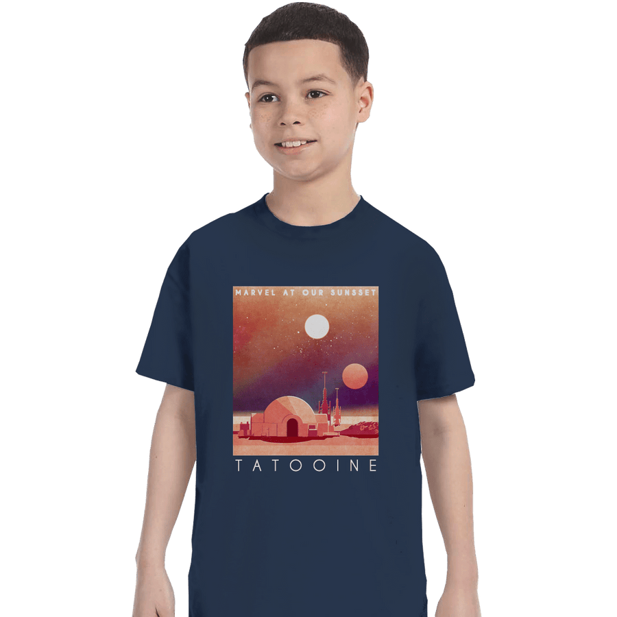 Shirts T-Shirts, Youth / XL / Navy Visit Tatooine