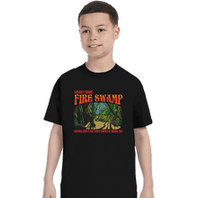 Load image into Gallery viewer, Daily_Deal_Shirts T-Shirts, Youth / XS / Black Famous Fire Swamp
