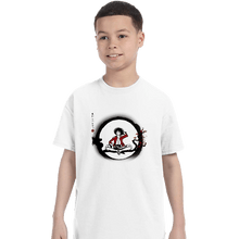 Load image into Gallery viewer, Shirts T-Shirts, Youth / XS / White Straw Hat Pirate
