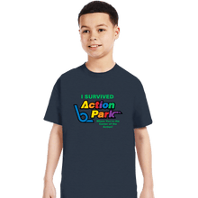 Load image into Gallery viewer, Secret_Shirts T-Shirts, Youth / XS / Dark Heather Action Park
