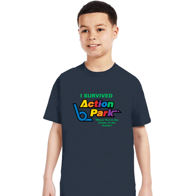 Secret_Shirts T-Shirts, Youth / XS / Dark Heather Action Park