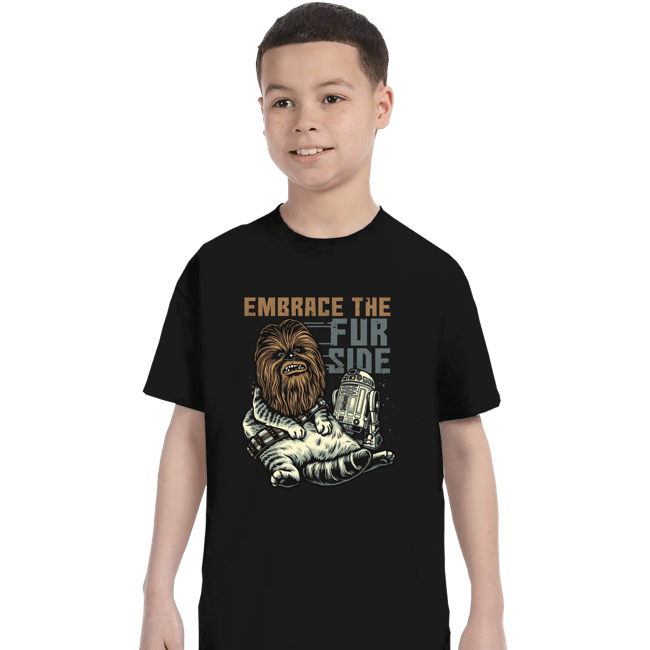 Daily_Deal_Shirts T-Shirts, Youth / XS / Black Wookie Cat