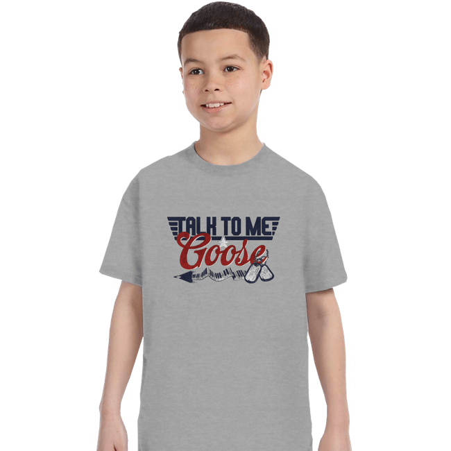 Daily_Deal_Shirts T-Shirts, Youth / XS / Sports Grey Top Goose