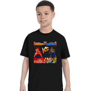 Shirts T-Shirts, Youth / XS / Black Goku VS Vegeta Alternate Version