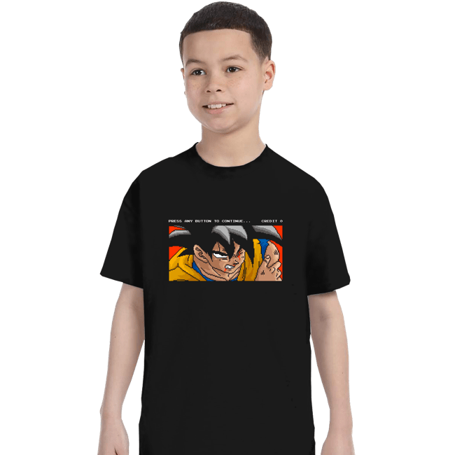 Shirts T-Shirts, Youth / XS / Black Goku Continue