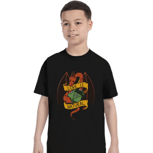 Shirts T-Shirts, Youth / XS / Black RPG Dragon
