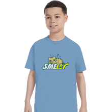 Load image into Gallery viewer, Secret_Shirts T-Shirts, Youth / XS / Powder Blue Smelly Cat Secret Sale
