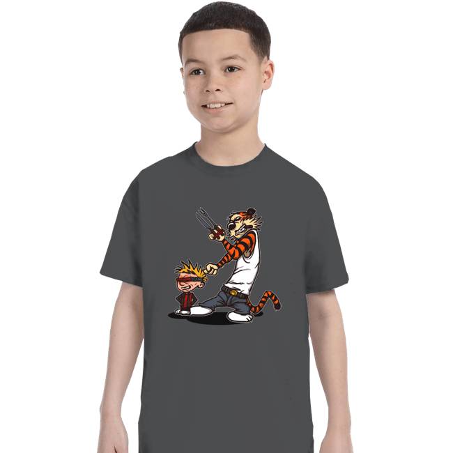 Daily_Deal_Shirts T-Shirts, Youth / XS / Charcoal Superhero Team