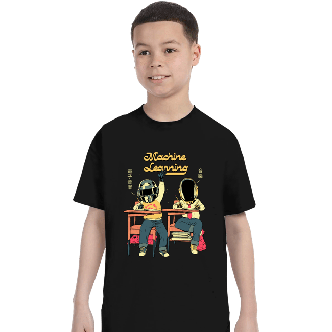 Daily_Deal_Shirts T-Shirts, Youth / XS / Black Machine Learning