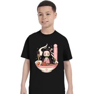 Shirts T-Shirts, Youth / XS / Black Nezuko Ramen