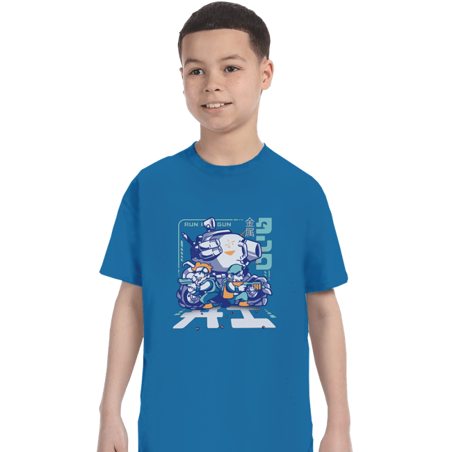 Shirts T-Shirts, Youth / XS / Sapphire Run And Gun