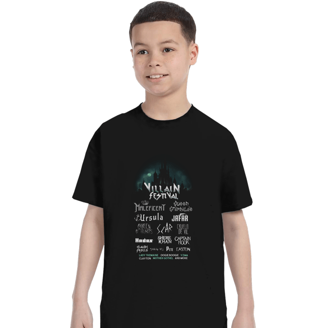 Shirts T-Shirts, Youth / XS / Black Villains Festival