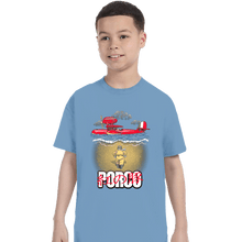 Load image into Gallery viewer, Daily_Deal_Shirts T-Shirts, Youth / XS / Powder Blue Porco
