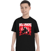 Load image into Gallery viewer, Last_Chance_Shirts T-Shirts, Youth / XS / Black Helldivers
