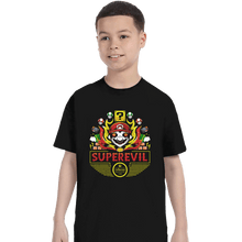Load image into Gallery viewer, Shirts T-Shirts, Youth / XS / Black Superevil Inferno
