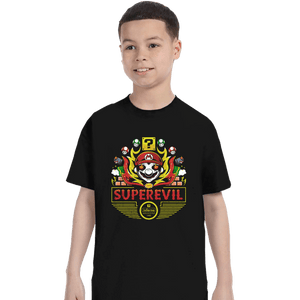Shirts T-Shirts, Youth / XS / Black Superevil Inferno