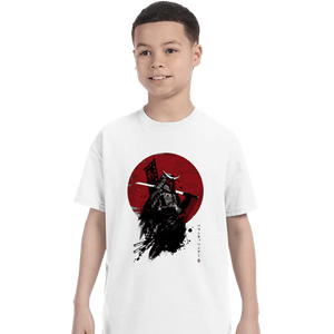 Shirts T-Shirts, Youth / XS / White Mandalorian Samurai