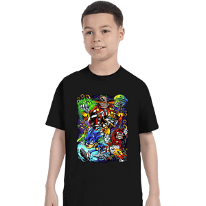 Last_Chance_Shirts T-Shirts, Youth / XS / Black Robotnik VS Sonic