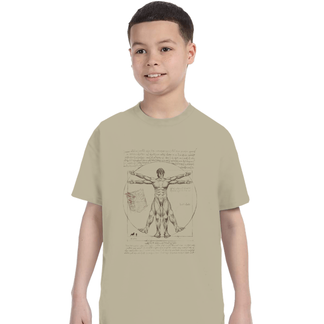 Shirts T-Shirts, Youth / XS / Sand Eren Vitruvian