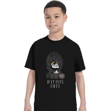 Load image into Gallery viewer, Shirts T-Shirts, Youth / XL / Black Game Of Sits
