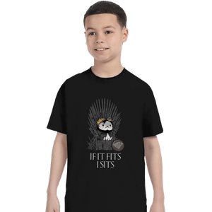 Shirts T-Shirts, Youth / XL / Black Game Of Sits