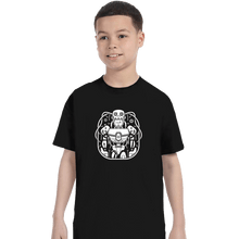 Load image into Gallery viewer, Shirts T-Shirts, Youth / XS / Black Digital Mechanical Cyborg
