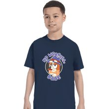 Load image into Gallery viewer, Secret_Shirts T-Shirts, Youth / XS / Navy No Worries Babe
