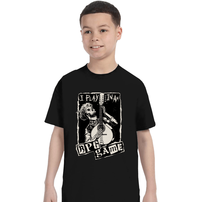 Secret_Shirts T-Shirts, Youth / XS / Black I Play In A Band