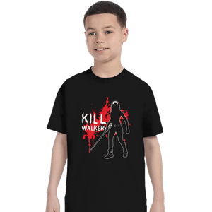 Shirts T-Shirts, Youth / XS / Black Kill Walkers