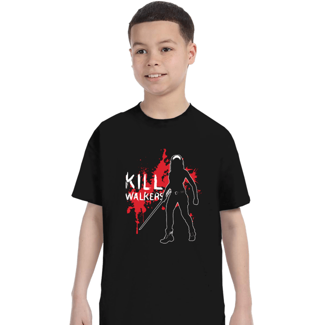 Shirts T-Shirts, Youth / XS / Black Kill Walkers