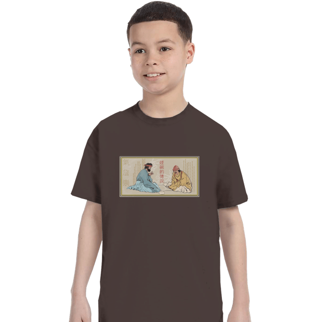Daily_Deal_Shirts T-Shirts, Youth / XS / Dark Chocolate Legend Of The Smoking Bowls