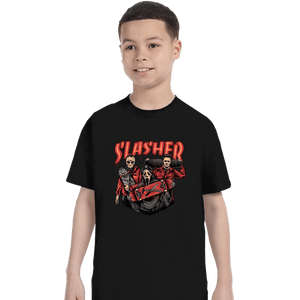 Daily_Deal_Shirts T-Shirts, Youth / XS / Black Slasher Club