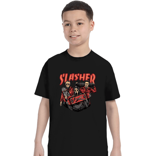 Daily_Deal_Shirts T-Shirts, Youth / XS / Black Slasher Club