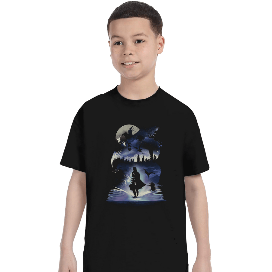 Shirts T-Shirts, Youth / XL / Black The Fantastic Book Of Magic