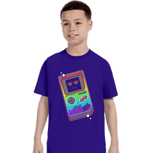 Load image into Gallery viewer, Shirts T-Shirts, Youth / XS / Violet Gaymer Player II
