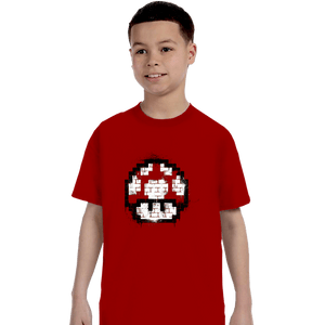 Shirts T-Shirts, Youth / XS / Red Mushroom Spray