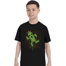 Load image into Gallery viewer, Secret_Shirts T-Shirts, Youth / XS / Black Cactuar Graffiti
