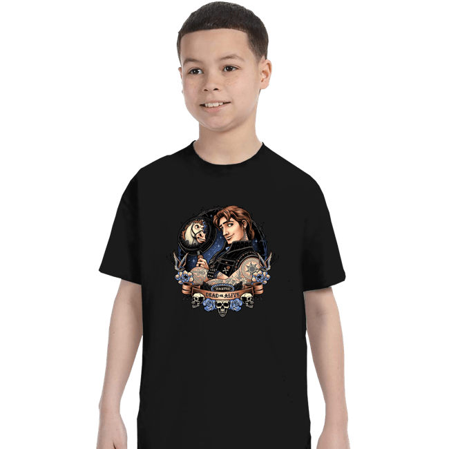Daily_Deal_Shirts T-Shirts, Youth / XS / Black Wanted Dead or Alive