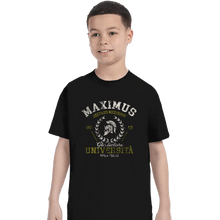 Load image into Gallery viewer, Secret_Shirts T-Shirts, Youth / XS / Black Maximus University
