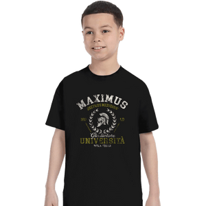 Secret_Shirts T-Shirts, Youth / XS / Black Maximus University