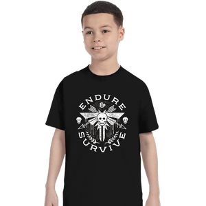 Shirts T-Shirts, Youth / XS / Black Survive Emblem