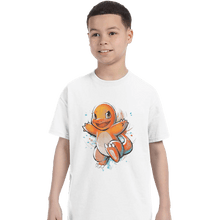 Load image into Gallery viewer, Shirts T-Shirts, Youth / XS / White Fire Ink
