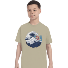 Load image into Gallery viewer, Shirts T-Shirts, Youth / XL / Sand Funky Wave
