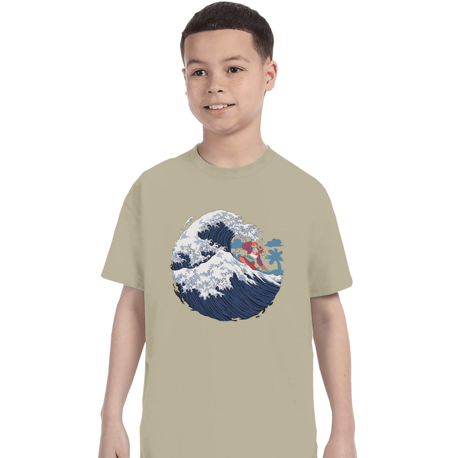 Shirts T-Shirts, Youth / XL / Sand Funky Wave