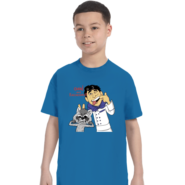 Daily_Deal_Shirts T-Shirts, Youth / XS / Sapphire Chad & Raccacoonie