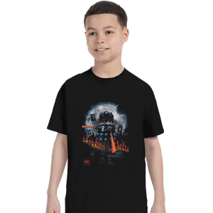 Shirts T-Shirts, Youth / XS / Black Kaiju Dalek