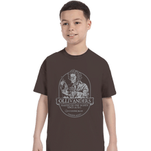 Load image into Gallery viewer, Secret_Shirts T-Shirts, Youth / XS / Dark Chocolate Ollivander&#39;s Fine Wands
